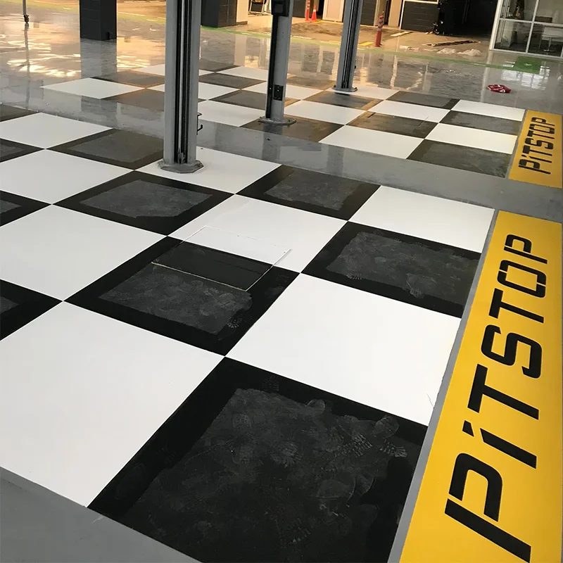 Oto Servis Lift Zemini Boyama